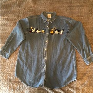 🆕❗️VINTAGE DISNEY Button-Up